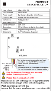 OEM AKK超長距離16Wビデオ送信機VTX5.8GHz 3000mwリモコンFpvレーシングドローンアクセサリー - Product Image 4