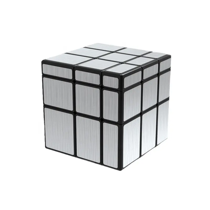 Brain Game Speed Magic Mirror Cube Gold Silver Cube Toys Smoothly Mirror Magic Cube For Children