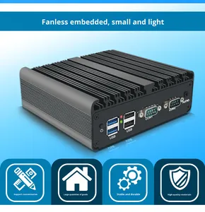 Zuverlässiger Industrie-IPC mit USB Typ-C Dual HD Display Port N150 N100 Aluminium Eingebetteter Lüfterloser Computer - Product Image 4