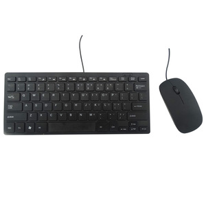 Teclado retroiluminado RGB portátil compacto ultrafino con seguimiento óptico Ratón con cable de 78 teclas para uso en oficina y portátil en stock - Product Image 2