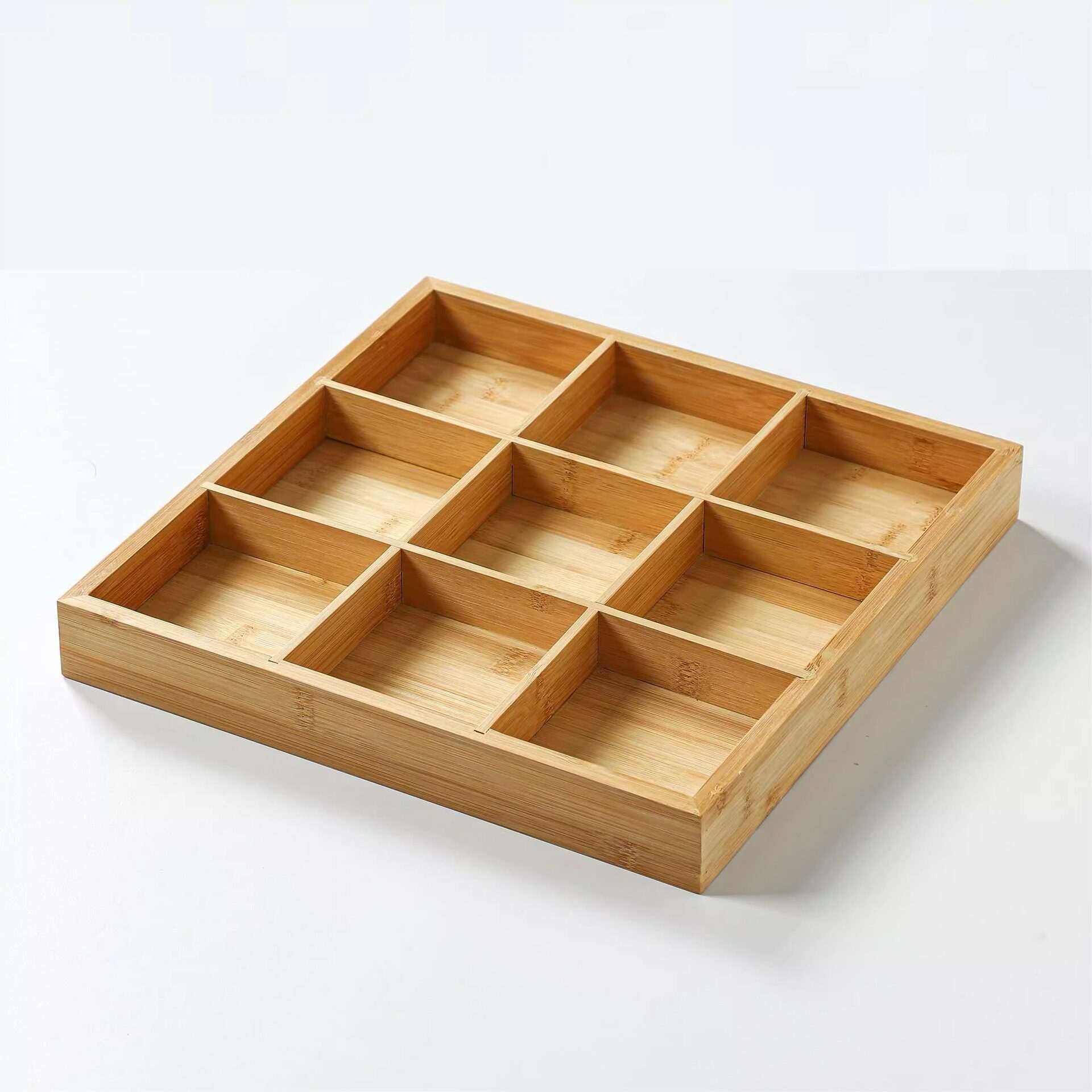 Bambú y Madera - Nueve Compartimentos