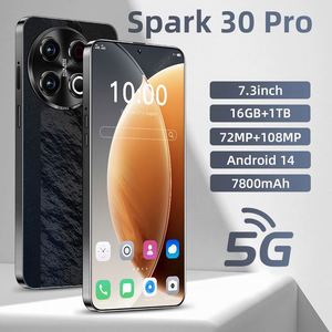 2022ใหม่ล่าสุด Spark 30 PROMAX 16GB 1TB สมาร์ท6.7นิ้ว AMOLED Screen .0สมาร์ทสีแดง Mi ปลดล็อคลายนิ้วมือมือถือ - Product Image 3