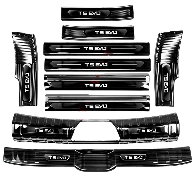 Conjunto completo 10PCs negro