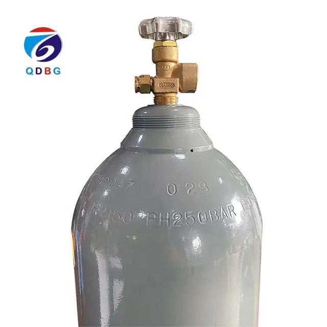 Tanque de almacenamiento de hidrógeno de alta presión 50L 200bar de tratamiento de pulido interno hecho en China