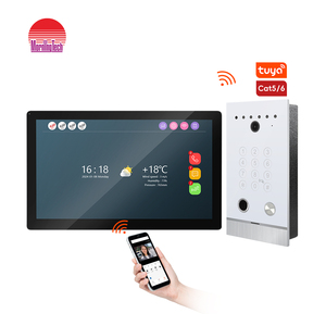 10.1 Inches Smart Home Video Door Phone <strong>Ip</strong> Wifi Night Vision Metal Multi Apartment <strong>Intercom</strong> <strong>System</strong> - Product Image 1