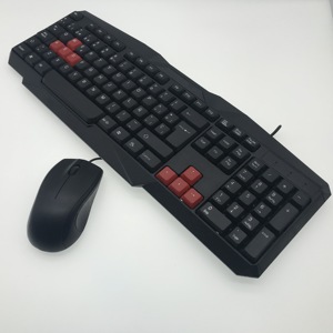 Piezas y accesorios de ordenador para gaming, OEM, diferentes diseños, logotipo personalizado, barato, con cable, USB, teclado, ratón, combo - Product Image 1