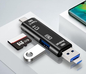 <strong>Type</strong> <strong>C</strong> MicroUSB USB 3 in 1 OTG Card Reader Adapter High-speed Universal OTG TF USB for Computer Extension <strong>Headers</strong> - Product Image 4