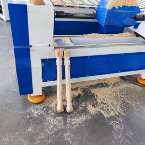Enrutador de carpintería CNC 1325, 4 ejes, 3 ejes, husillos ATC individuales, sistema de Control Syntec DSP, máquina de grabado de núcleo de Motor rotativo - Product Image 5