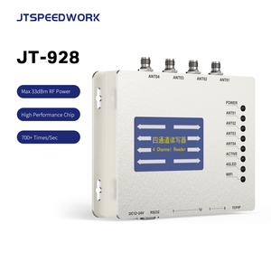 Lector RFID UHF de 4 canales TM200 con RS232 TCP/IP para gestión de almacenes, precio de fábrica
