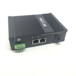 2 יציאת 10 / 100 / 1000 BASE-TX + 1 יציאת 1000 BASE-FX תעשייתי <span class=keywords><strong>ETHERNET</strong></span> מתג