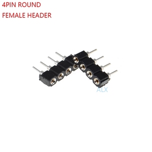 1X4 PIN Singola Riga TONDO FEMMINA di PIN HEADER PASSO 2.54MM Connettore della Striscia Presa 4 p 4PIN 4 PIN PER PCB SCHEDA arduino - Product Image 1
