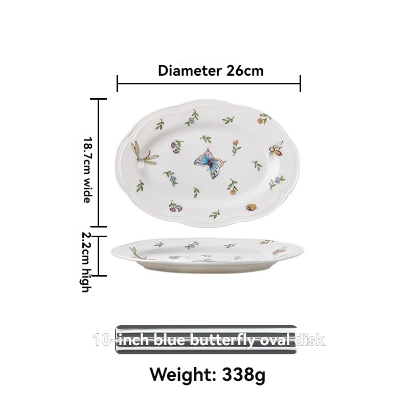 Oval plate