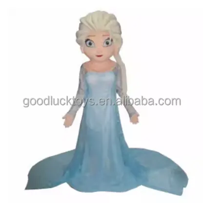 Vendita calda congelato mascotte del fumetto olaf Ann princess cartoon Elsa mascotte costume personaggio dei cartoni animati