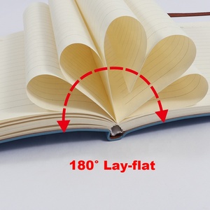 Foska Macaron 4 renk orta 224 sayfa ciltli yazı için kaplı defter ve iplik bağlı ciltleme ile günlüğe - Product Image 4
