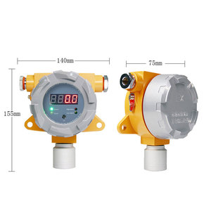 Sensor de dióxido de carbono fijo detector de CO2 sensor de CO2 detector de gas con alarma de sonido y luz controlador de sistema de detección de gas - Product Image 2