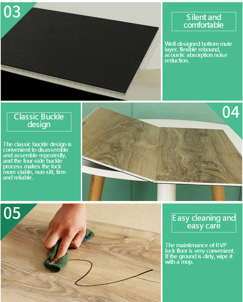 Stone plastic Luxury Vinyl flooring pvc plank spc flooring