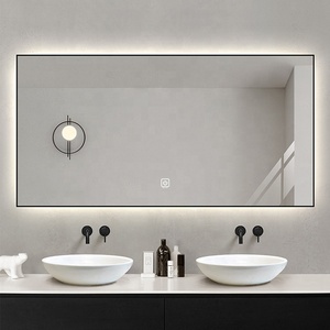 Bollen framework chống sương mù sang trọng thông minh Màn hình cảm ứng LED trở lại ánh sáng Gương phòng tắm - Product Image 3