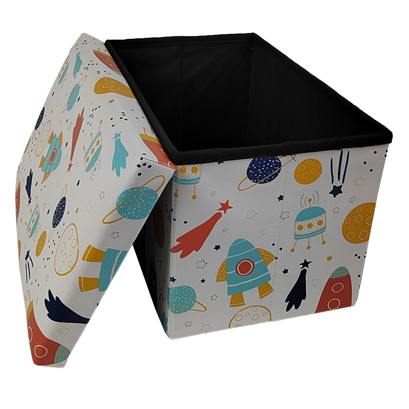 49*31*31cm MDF storage stool and fun collapsible  ottoman new hot selling living ottoman