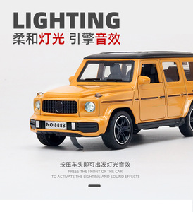 Boy's Birthday Gift Alloy <strong>Model</strong> <strong>Car</strong> with Light and Sound Vehicle <strong>Car</strong> Toy 1:28 Scale Pull Back <strong>Car</strong> Toy Diecast <strong>Model</strong> - Product Image 6