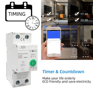 LEDEAST OOC Tuya WiFi Smart <strong>Circuit</strong> <strong>Breaker</strong> 2P 63A Timer Power Energy kWh Voltage <strong>Current</strong> Meter Protector Voice Switch - Product Image 3
