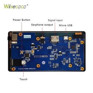 MIPI 40 Pin scheda Controller Driver montato OLED Display Touch Screen per lampone Pi 1920*1080 5.5 pollici Display Amoled - Product Image 6