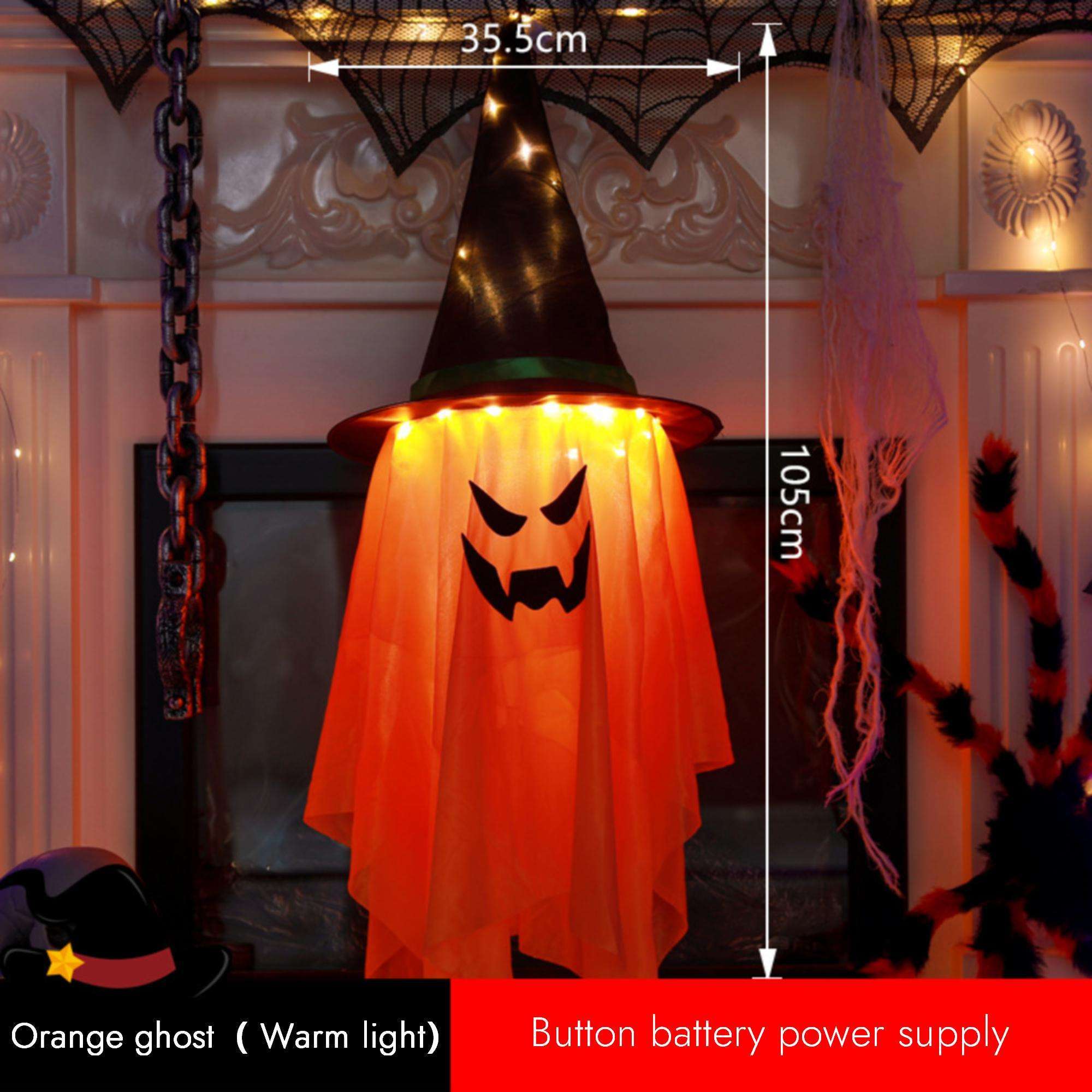 Fantôme de jupe orange