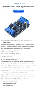 Scheda di controllo dei componenti elettronici dell'interruttore FET Pulse DC - Product Image 4
