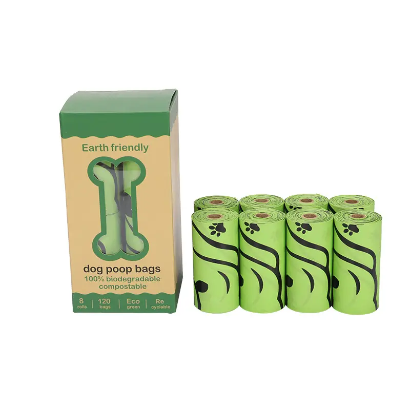 Reday to Ship In Stock sacchetto di cacca di cane pulito biodegradabile per cani