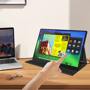 15.6&quot; Full HD Touch Portable <strong>Monitor</strong> with USB <strong>Type</strong>-C Built-In Speaker and HDMI <strong>Input</strong> for Laptop and XBOX