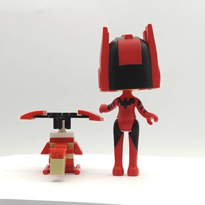 オリジナルヘルメットチームブレイズアクションフィギュアビルディングブロックコプター収集可能おもちゃセット子供のおもちゃとギフト