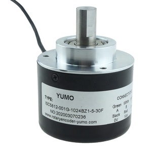 YUMO-Encoder ISC5812 12mm 1024ppr Push-Pull-Ausgang inkrementell Optischer Rotations-Vollwellen-Encoder - Product Image 4
