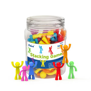 モンテッソーリ早期教育プラスチックカウントシート缶数ジオメトリ2〜4歳数センス指導 - Product Image 1