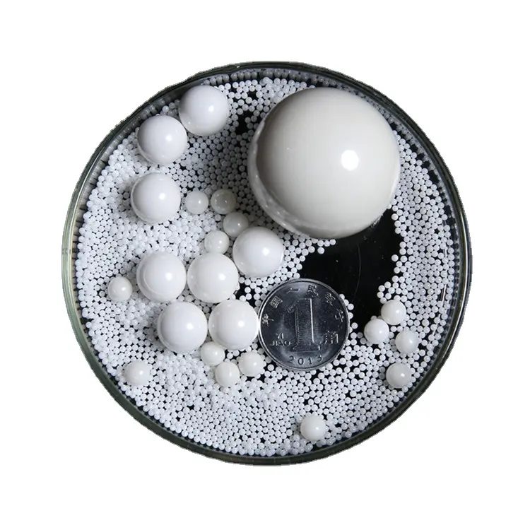 Taşlama topu 0.1mm-50mm Yttria stabilize ZrO2 zirkonyum oksit/zirkonya alümina seramik topları