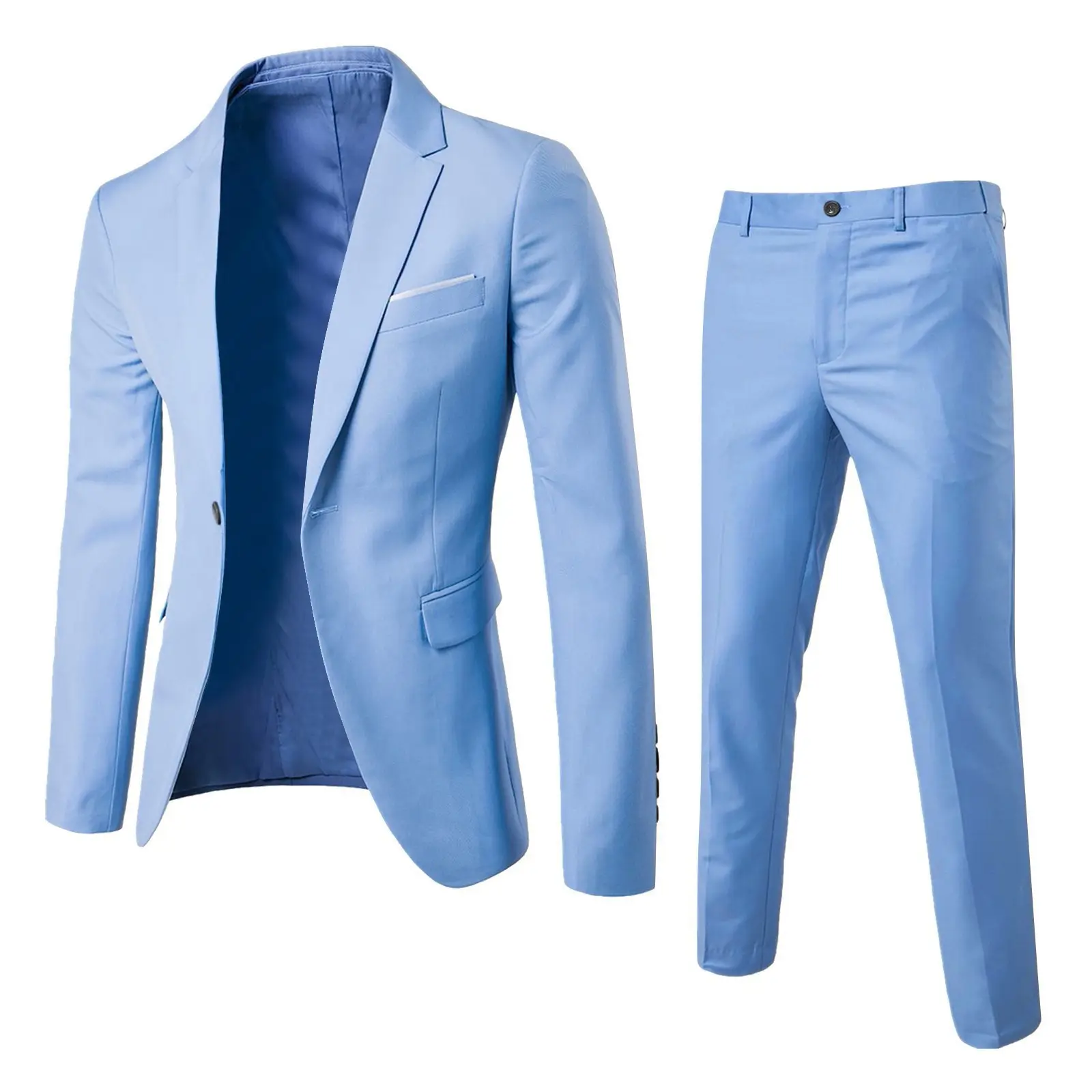 D0829TA37 Alta Qualidade Masculino Noivo Blazers Casamento Jaqueta Casaco Calças Vest 2 Peças Set Sehe Moda