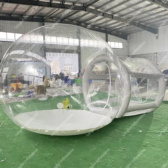 Надувная пузырьковая палатка для вечеринки, надувная купольная палатка для склада