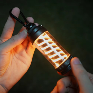 屋外充電式電気テントトーチキャンプランプ戦術的な<span class=keywords><strong>Led</strong></span>キャンプライトキャンプランタン吊り下げ付き
