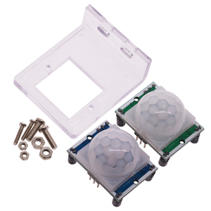 Módulo PIR infrarrojo piroeléctrico de infrarrojos de ajuste de HC-SR501, módulo Detector de Sensor de movimiento y soporte para Arduino Diy Kit