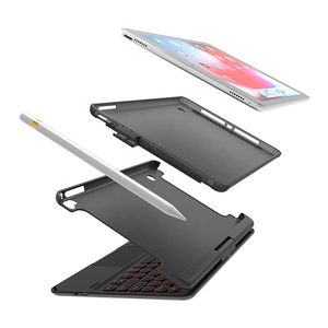 Retro <span class=keywords><strong>Broadcom</strong></span> 5.0 Bluetooths Tastiera E Mouse 10.2 Pollici Cassa Della Tastiera Senza Fili Per Ipad