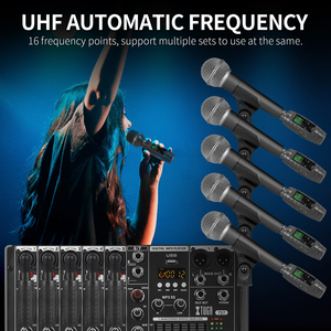 Xtuga U-95 xlr משדר מערכת משדר אלחוטי מיקרופון דינמי