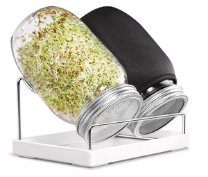 Cozinha Sprouting Semente Kit 70mm 86mm 304 Aço Inoxidável Sprouting Tampa Coador Peneira Tela de malha para boca larga Mason Jar - Product Image 1