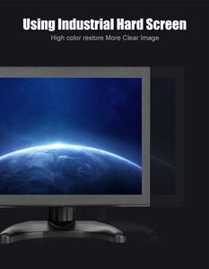 Polcd 10 Inch IPS <strong>LCD</strong> <strong>Monitor</strong> 1280x800 Resolution Support HD-MI VGA <strong>BNC</strong> AV <strong>Input</strong> for PC TV Security Display