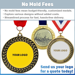High Quality Cheap Custom Cut Out Metal Colourful 5K Running Sport Award Medal for <strong>Finalist</strong>