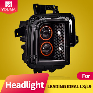Car Lights for LEADING IDEAL L8 <strong>L9</strong> <strong>LED</strong> Headlight Projector Lens Animation DRL Dynamic Signal Automotive Accessories - Product Image 2