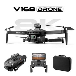 V168 acemi Drone geniş açı HD <span class=keywords><strong>6K</strong></span> 1080P çift kamera 3km görüntü iletim 25mins uzun uçan zaman plastik uzaktan oyuncak hediye