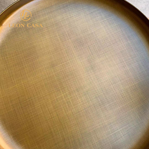 Luxury <strong>3</strong> Piece Nordic Minimalist Metal Coffee <strong>Table</strong> in Steel Gold Round Side <strong>Table</strong> Chrome Coffee <strong>Table</strong> <strong>Set</strong> - Product Image 3