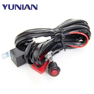 300W <span class=keywords><strong>LED</strong></span>ライトバー配線用ハーネスキット防水オン/オフスイッチ40A 12Vパワーリレーブレードヒューズ車のボートトラック用