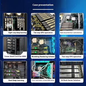 Deep8 8 kart GPU bilgi işlem sunucusu 4090 derin öğrenme iş istasyonu AI eğitim Host 5090 ağ anahtarları ürün - Product Image 1