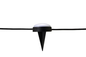 RBG芝生ライトストリングライト15ledミュージックシンクブルートゥースアプリ制御12V10Mランドスケープガーデンヤードデコレーション防水B