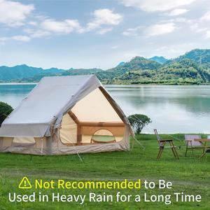 Ngoài trời glamping tự động di động <span class=keywords><strong>Inflatable</strong></span> lều có thể gập lại Oxford mái lều với hai phòng ngủ cho gia đình cắm trại - Product Image 3