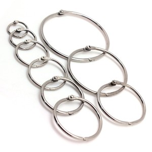 Vòng Sách Kim Loại Vòng Bìa Sách Đóng Bìa Vòng Sách Lá Rời Cho Sổ Giấy Bìa Sách Nhiều Kích Cỡ Vết Bẩn - Product Image 1